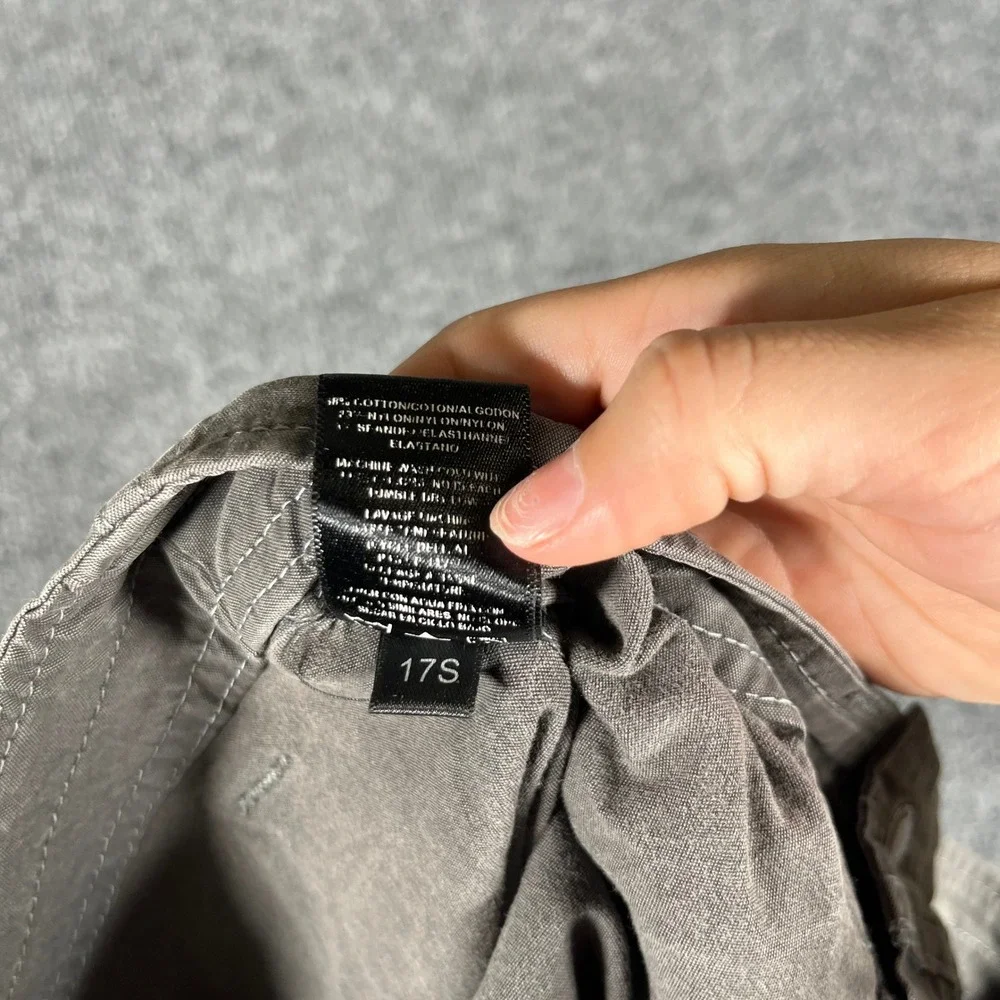 Kuhl Shorts Womens Size 8 Gray Cotton Blend Cargo Hiking Outdoor Utility